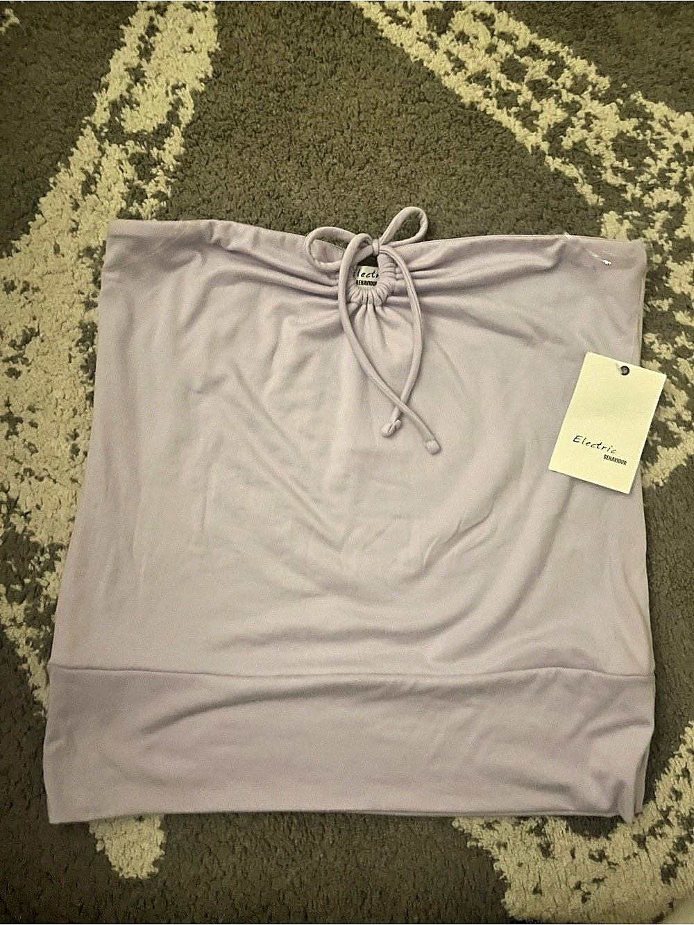 Electric Behavior, Tube Top Lavender XL NWT.